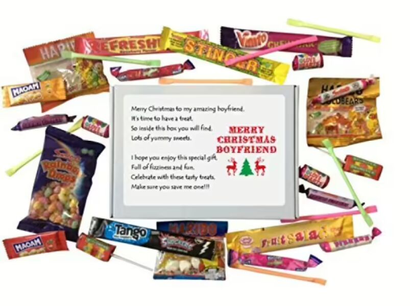 Merry Christmas BOYFRIEND sweet box gift. Great Gift for Boyfriend. Gift for Christmas. Stocking Filler. - 