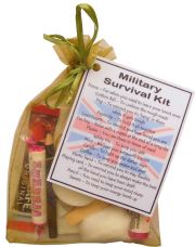 MILITARY / NAVY / ARMY / RAF Novelty Survival Kit Gift - MILITARY