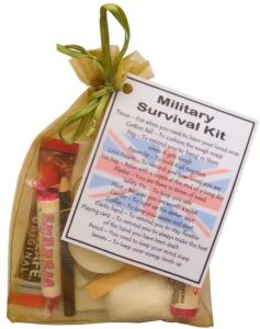 MILITARY / NAVY / ARMY / RAF Novelty Survival Kit Gift  - MILITARY