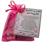 Mother-in-Law Survival Kit Gift - Great present for Wedding, Birthday, Christmas or just because...