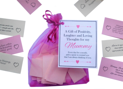MUM Gift Quotes of Positivity, Laughter and Loving Thoughts. 31 Inspirational Messages for a Month. Mother