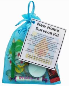 New Home Survival Kit Gift-An excellent alternative to a card