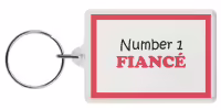 Funny Keyring - Number 1 FIANCÃ‰