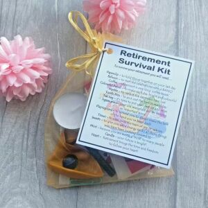 Retirement Survival Kit Gift-A great alternative to a card