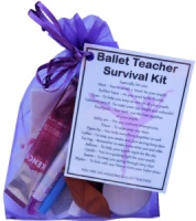 SMILE GIFTS UK Ballet Teacher Survival Kit Gift : 