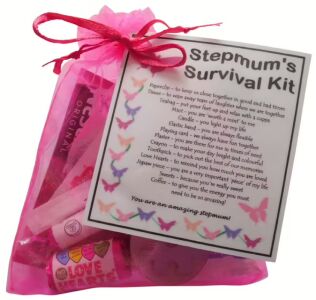 Stepmum Survival Kit - Great present for Birthday, Christmas, Mothers Day or just because...