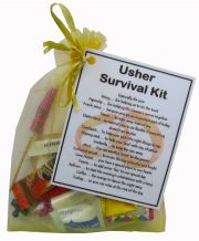 Usher Survival Kit Gift - great sentimental fun gift -