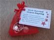 WORK Survival Charm Work Survival Charm Keyring - Work Secret Santa gift, secret santa gifts, work colleague gifts, gift for secret santa, new job gifts
