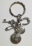 WORK Survival Charm Work Survival Charm Keyring - Work Secret Santa gift, secret santa gifts, work colleague gifts, gift for secret santa, new job gifts