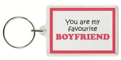Funny Keyring - You are my favourite BOYFRIEND